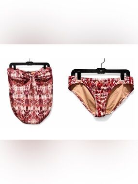 🤰👙 A Pea in the Pod Maternity Strapless 2-Piece Swimsuit – L Top / M Bottom 👙🤰